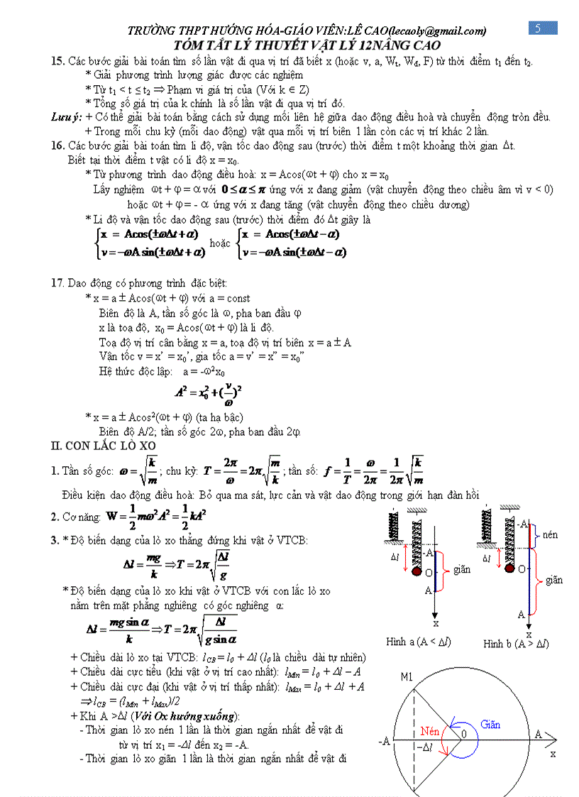 image for page Tóm tắt lý thuyết vật lý khối 12 nâng cao