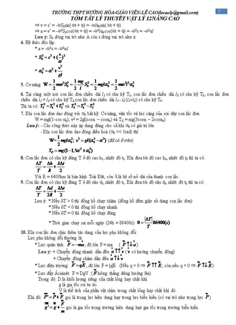 image for page Tóm tắt lý thuyết vật lý khối 12 nâng cao