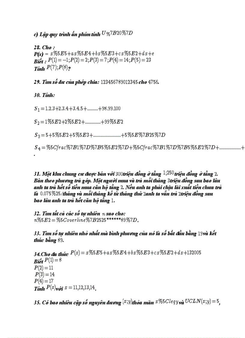 image for page Tổng hợp 50 bài toán CASIO THCS