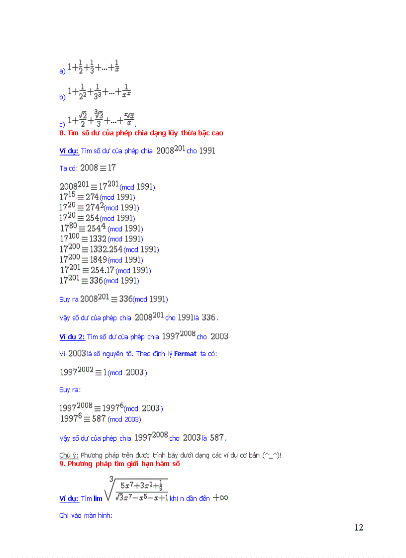 image for page Tong hop cac PP giai toan tren MTCT