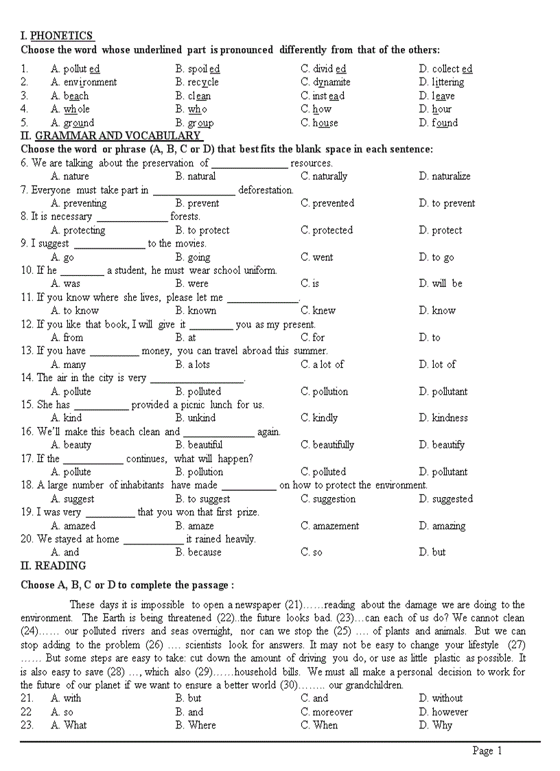 image for page Trac ngiem tieng anh 9 unit6