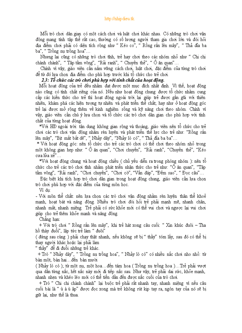 image for page Trò chơi dân gian bậc mầm non