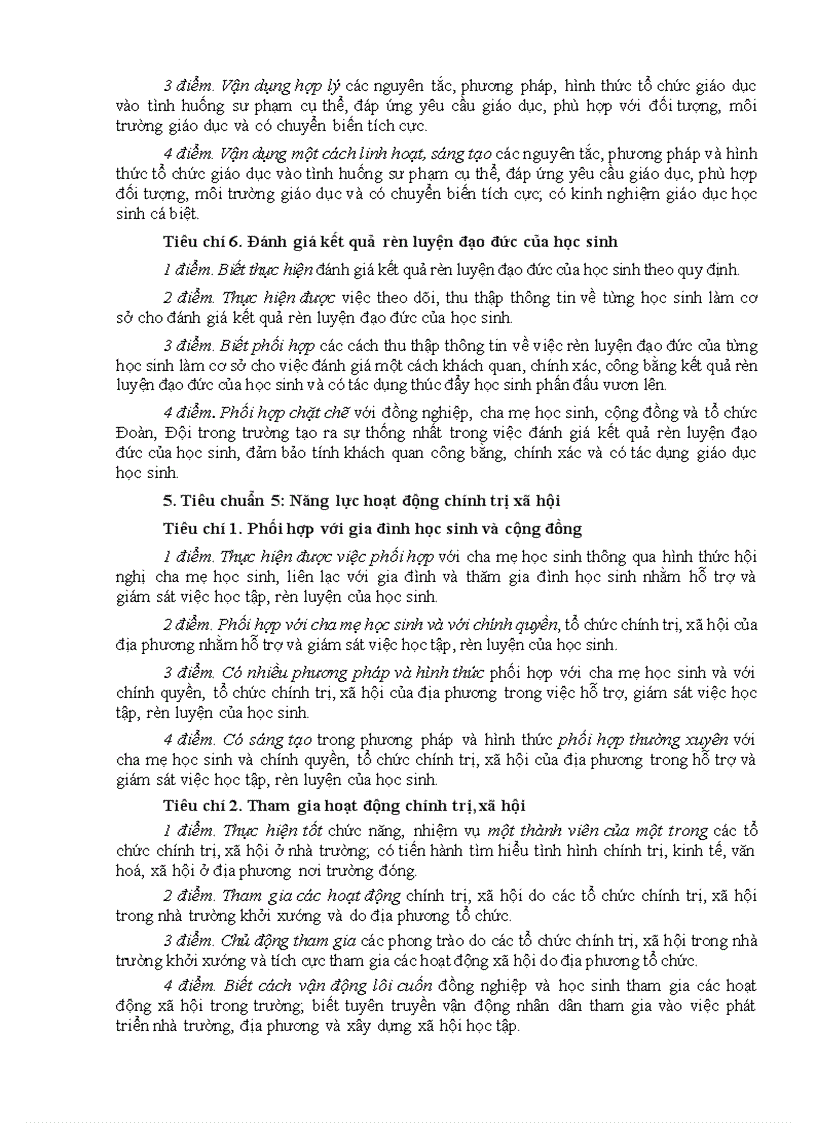 image for page Tự đánh giá chuẩn nghề nghiệp giáo viên