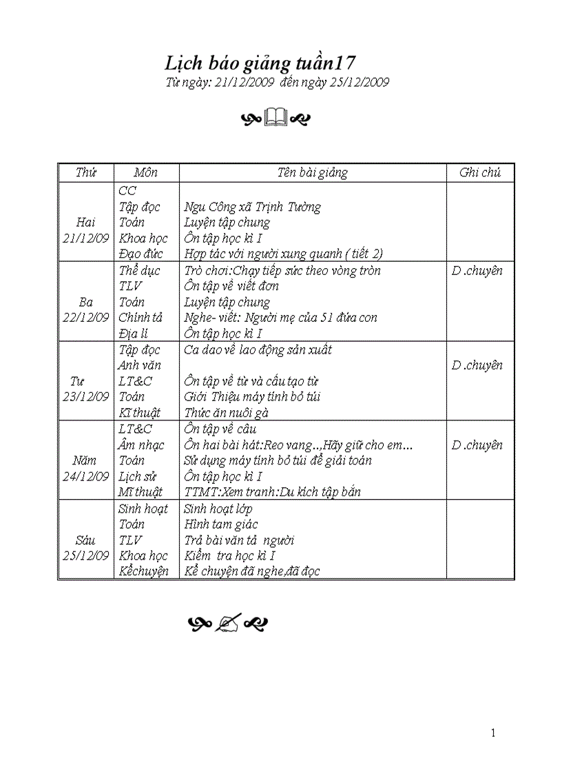 Tuan 17 thảo lơp 5