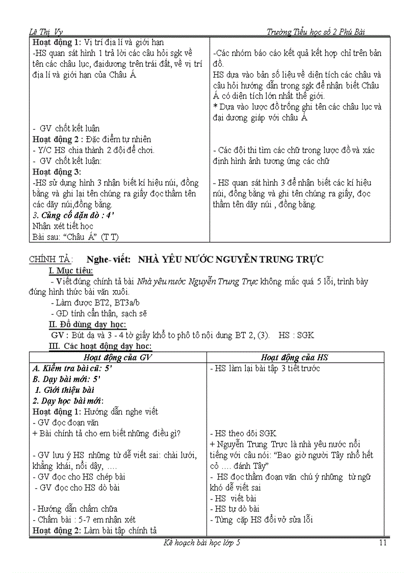 image for page Tuần 19 Giáo án lớp 5 CKTKN