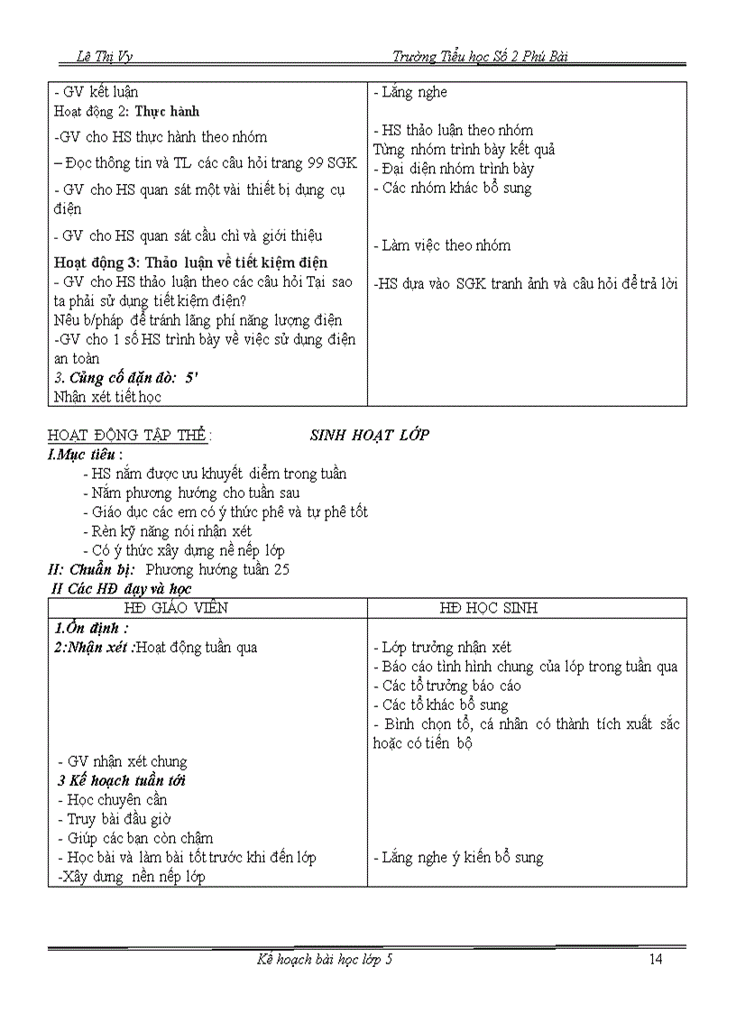image for page Tuần 24 Giáo án lớp 5 CKTKN