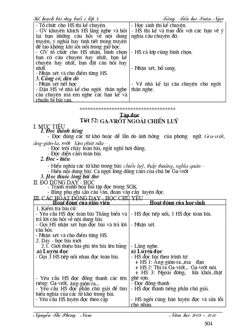 image for page Tuần 26 buổi 1 lớp 4