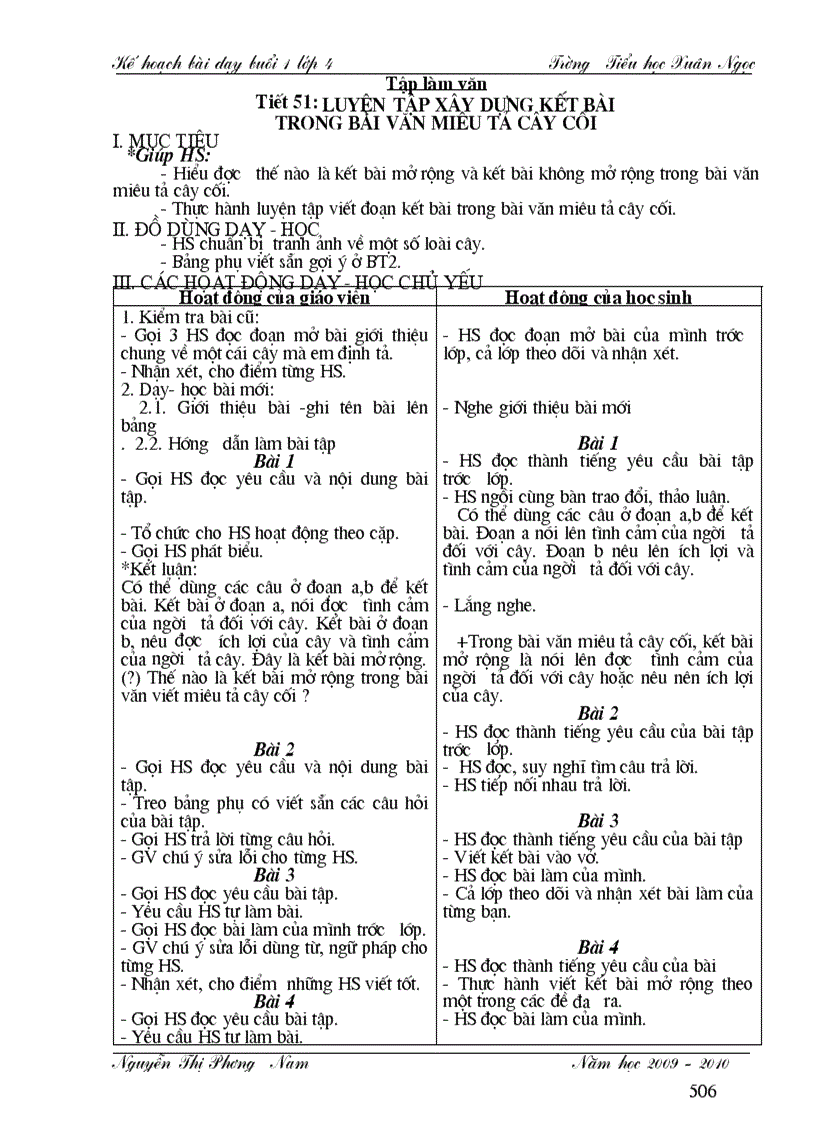 image for page Tuần 26 buổi 1 lớp 4