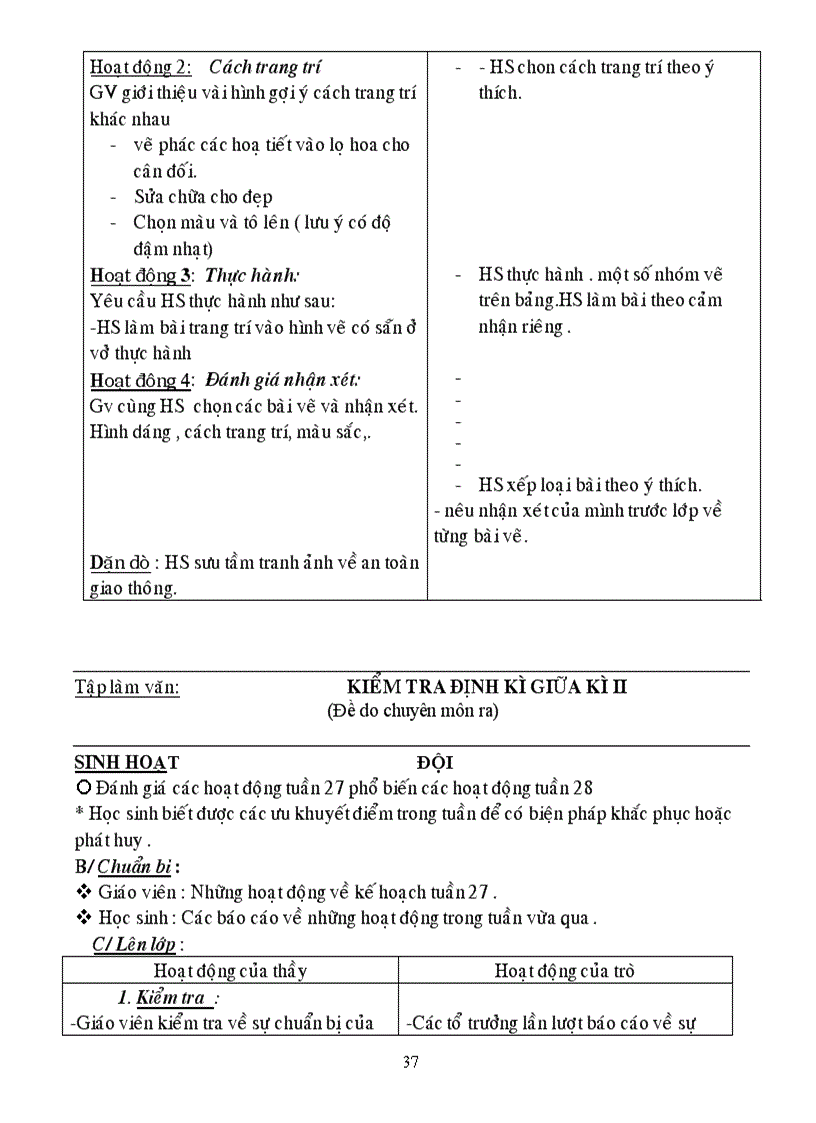 image for page Tuần 28 lớp 4