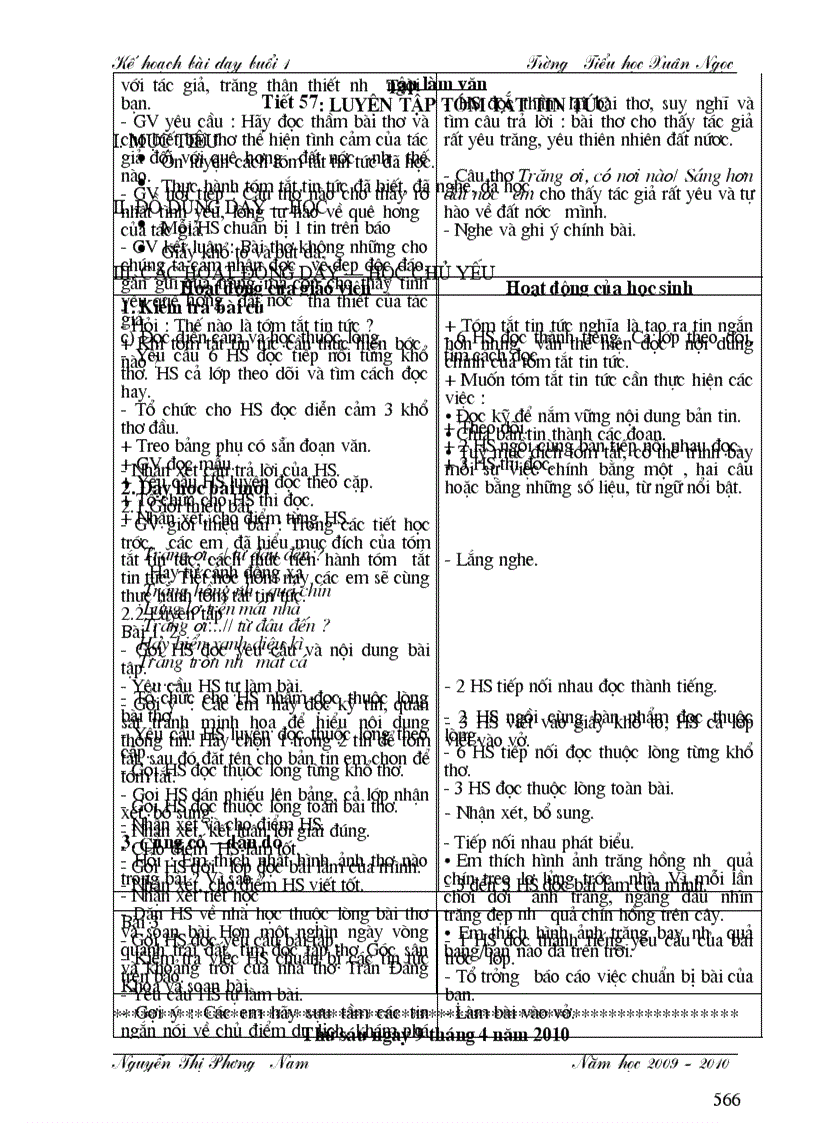 image for page Tuần 29 buổi 1 lớp 4