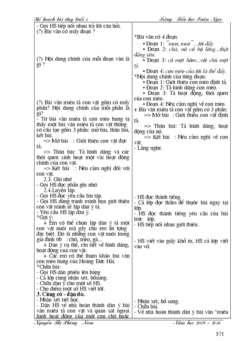 image for page Tuần 29 buổi 1 lớp 4