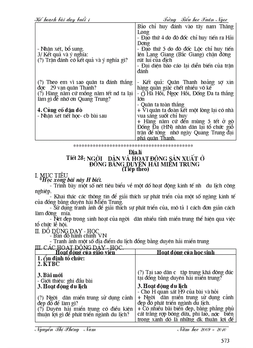 image for page Tuần 29 buổi 1 lớp 4