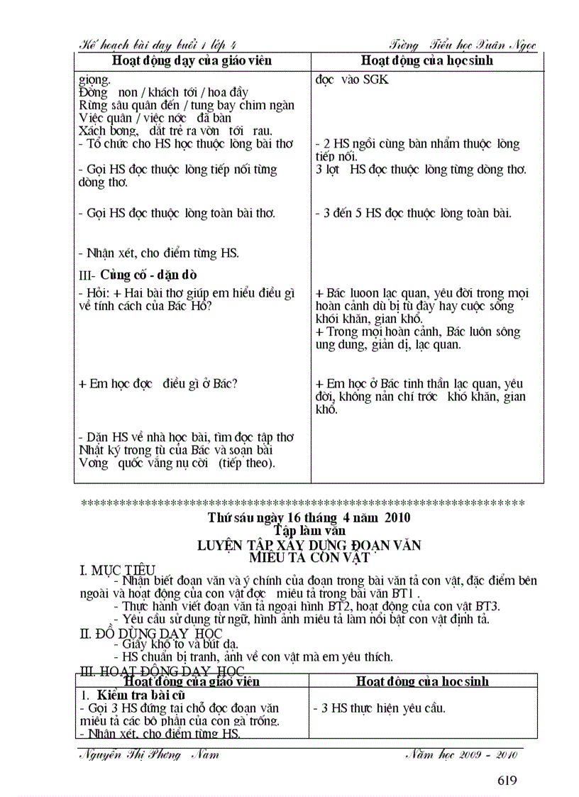 image for page Tuần 32 buổi 1 lớp 4