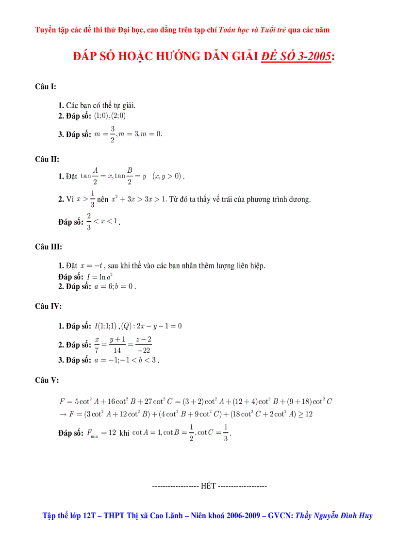 image for page Tuyển chọn các đề thi trên tạp chí TH TT
