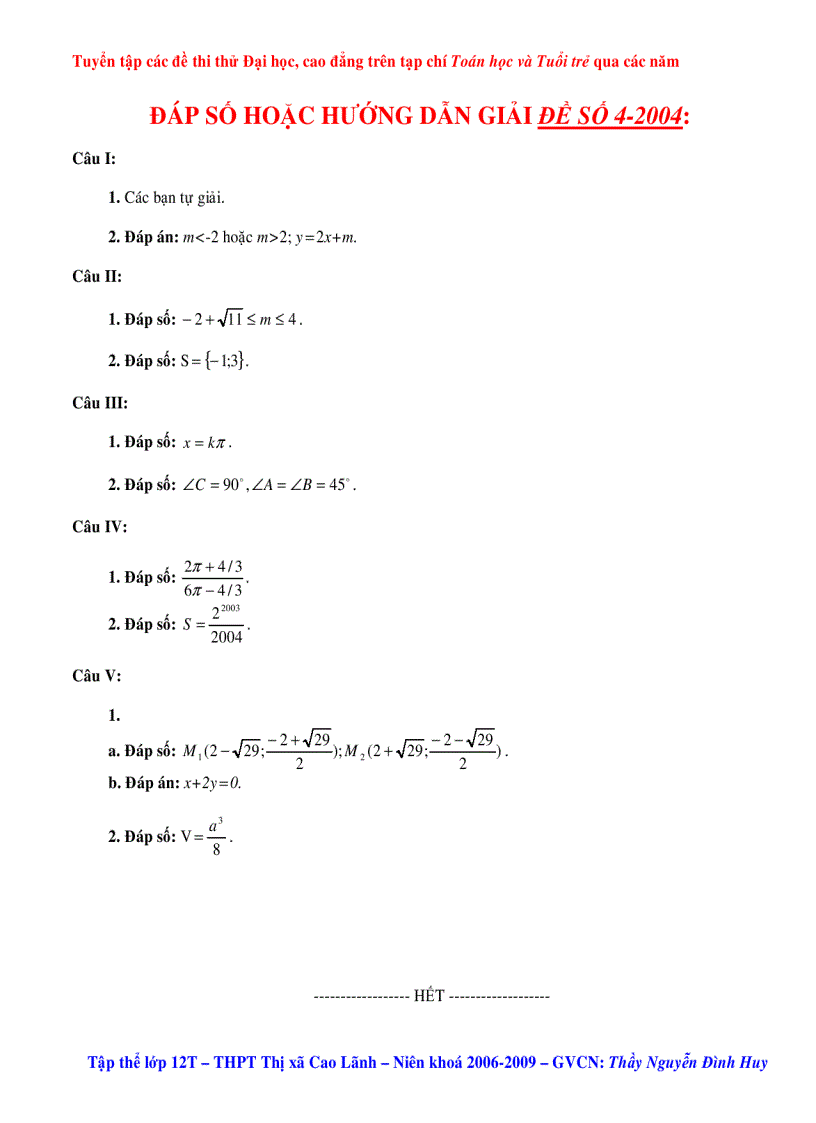 image for page Tuyen tap cac de thi tren bao toan