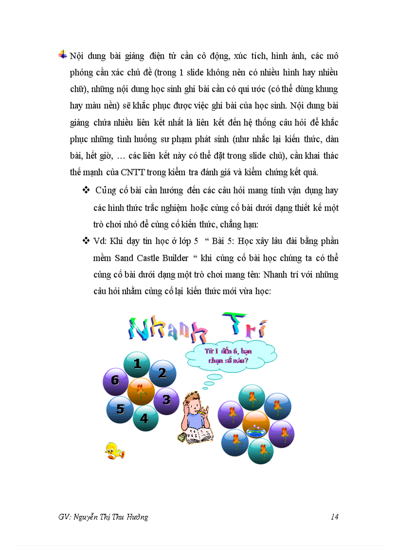 image for page Ứng dụng cntt vào dạy học trong trường tiểu học