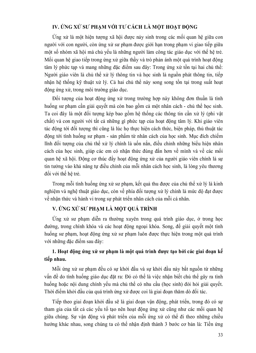 image for page Ứng xử sư phạm