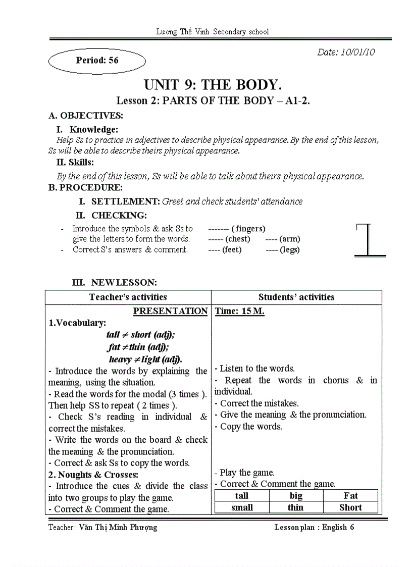 image for page Unit 9 class6