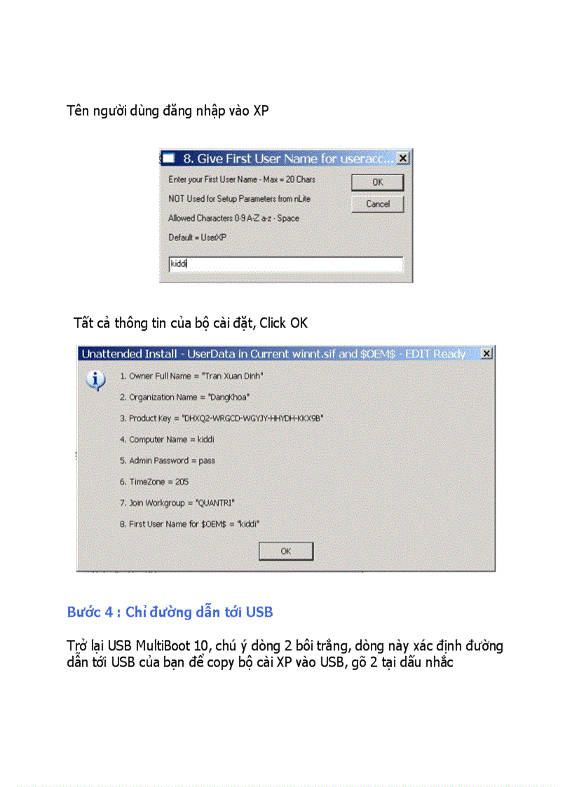 image for page USB 2 in 1 SetUP XP và Hirent Boot CD 9 9