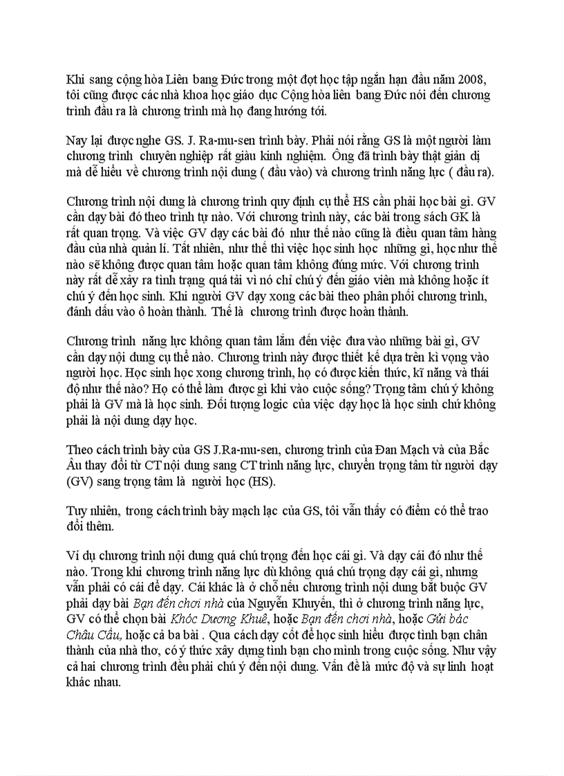 image for page Về chương trình đầu vào và chương trình đầu ra