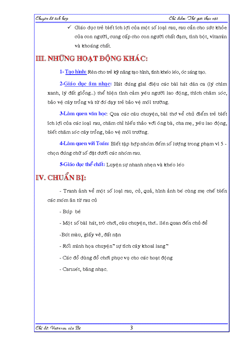 image for page Vườn rau của bé