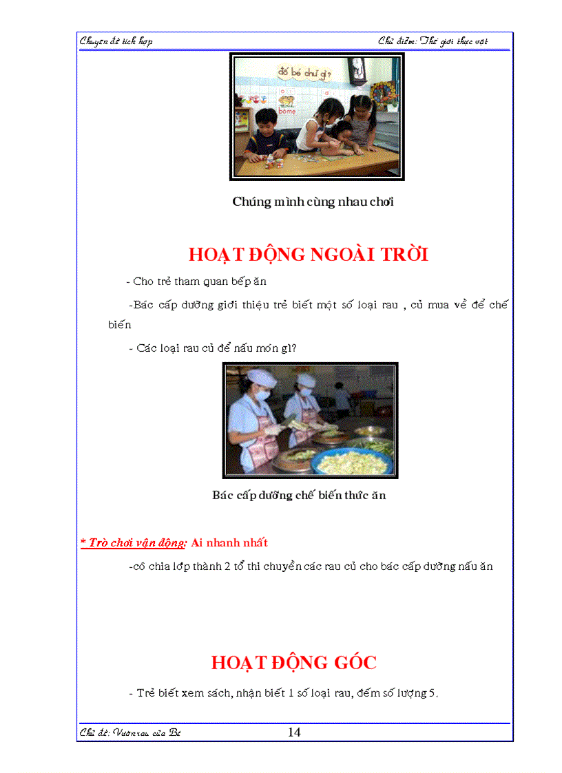 image for page Vườn rau của bé