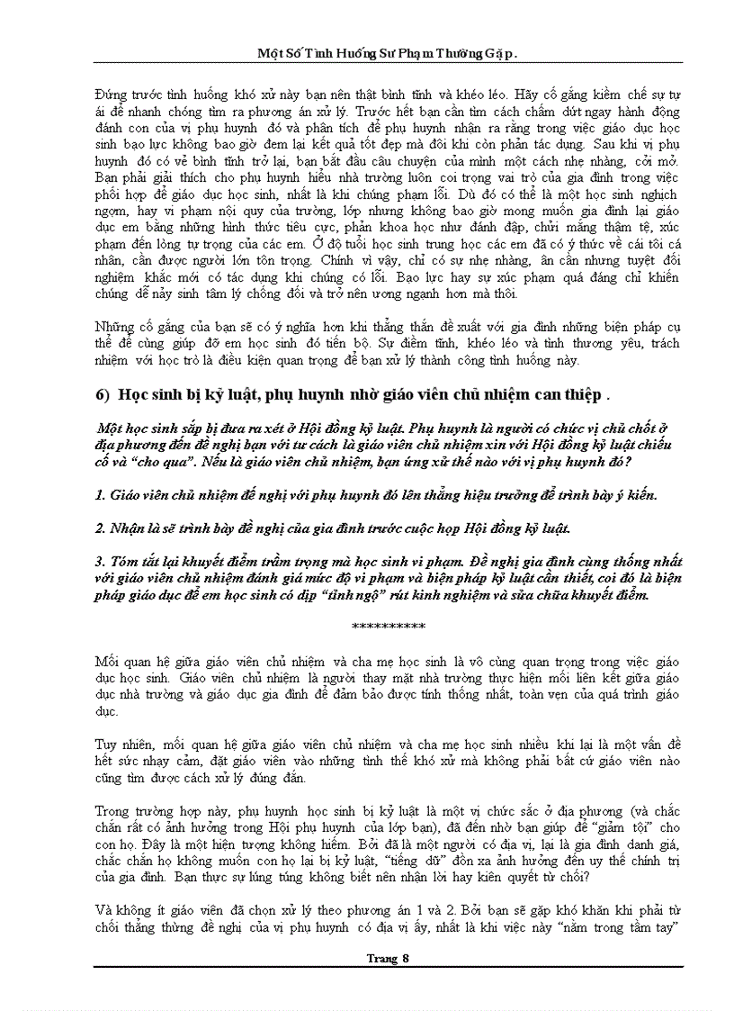 image for page Xử lý tình huống sư phạm