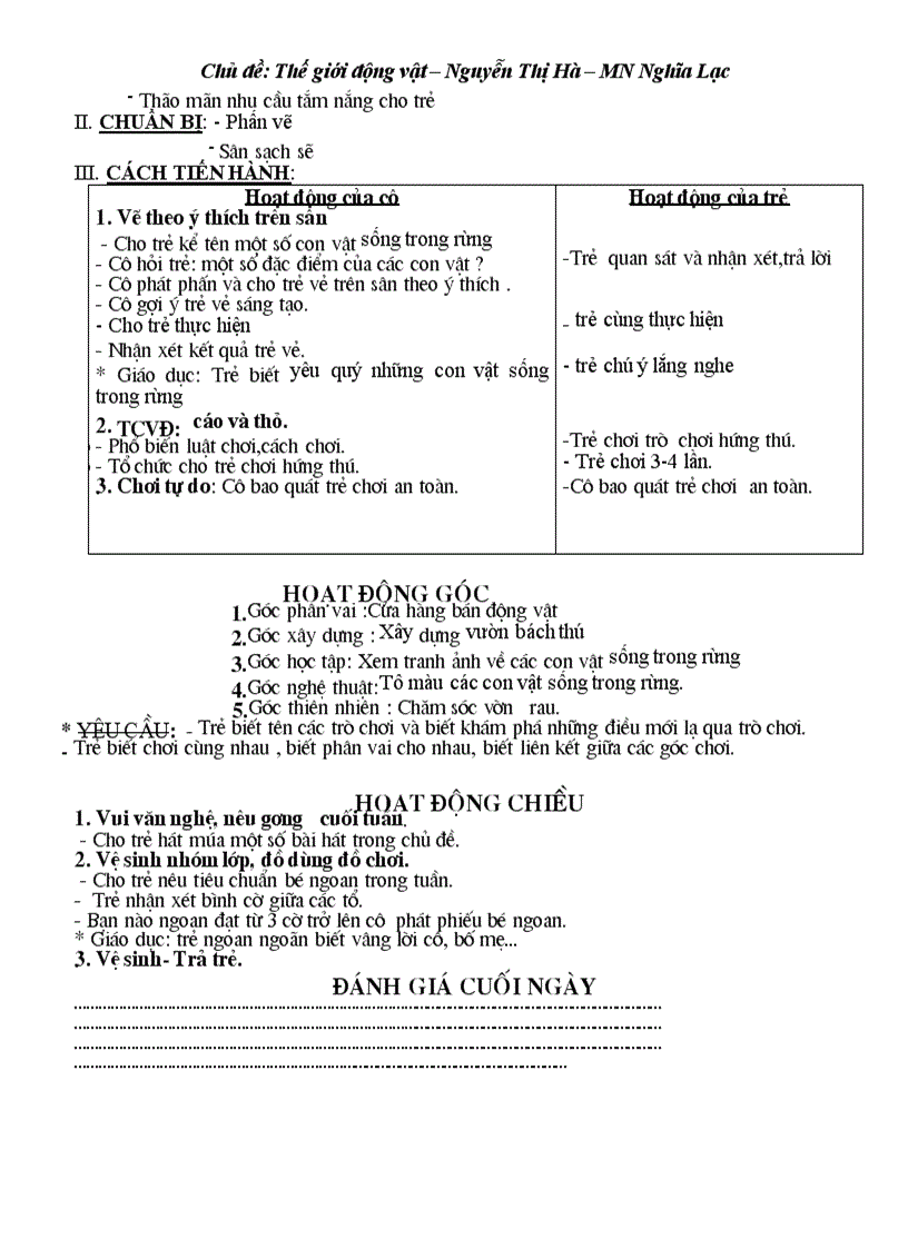 image for page Động vật trong rừng 1