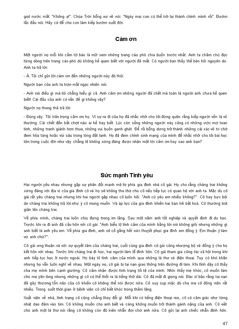 image for page 1000 câu chuyện cảm động Nam