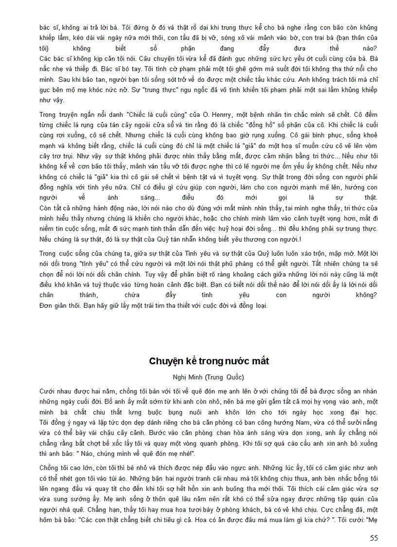 image for page 1000 câu chuyện cảm động Nam