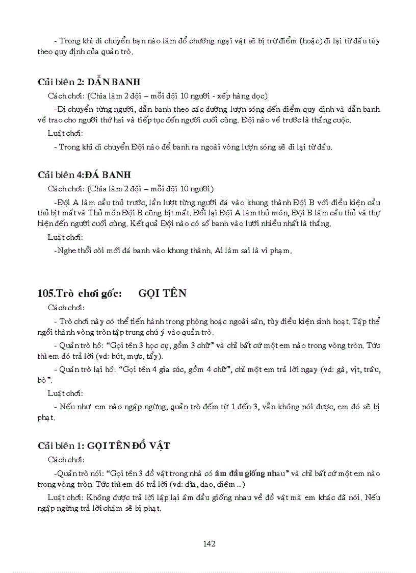 image for page 1000 tro choi sinh hoat tap the Doan Doi