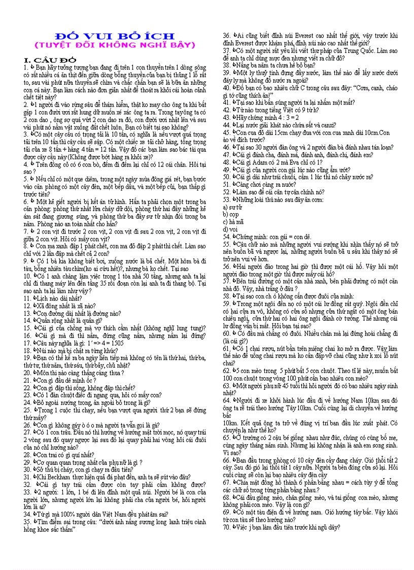 image for page 125 Câu đố vui lí thú bổ ích