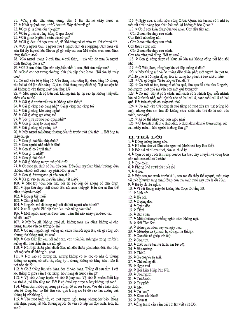 image for page 125 Câu đố vui lí thú bổ ích