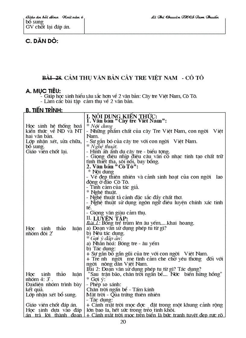 image for page Bài soạn buổi 2