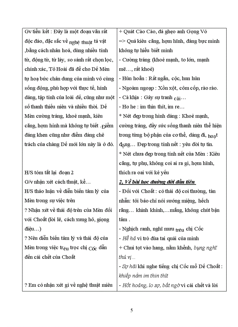 image for page Bài soạn Ngữ văn 6 kì II