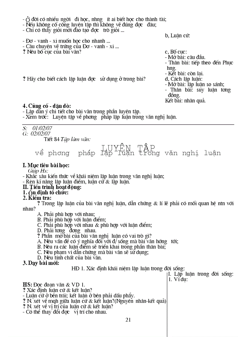 image for page Bài soạn Ngữ Văn 7 HKII