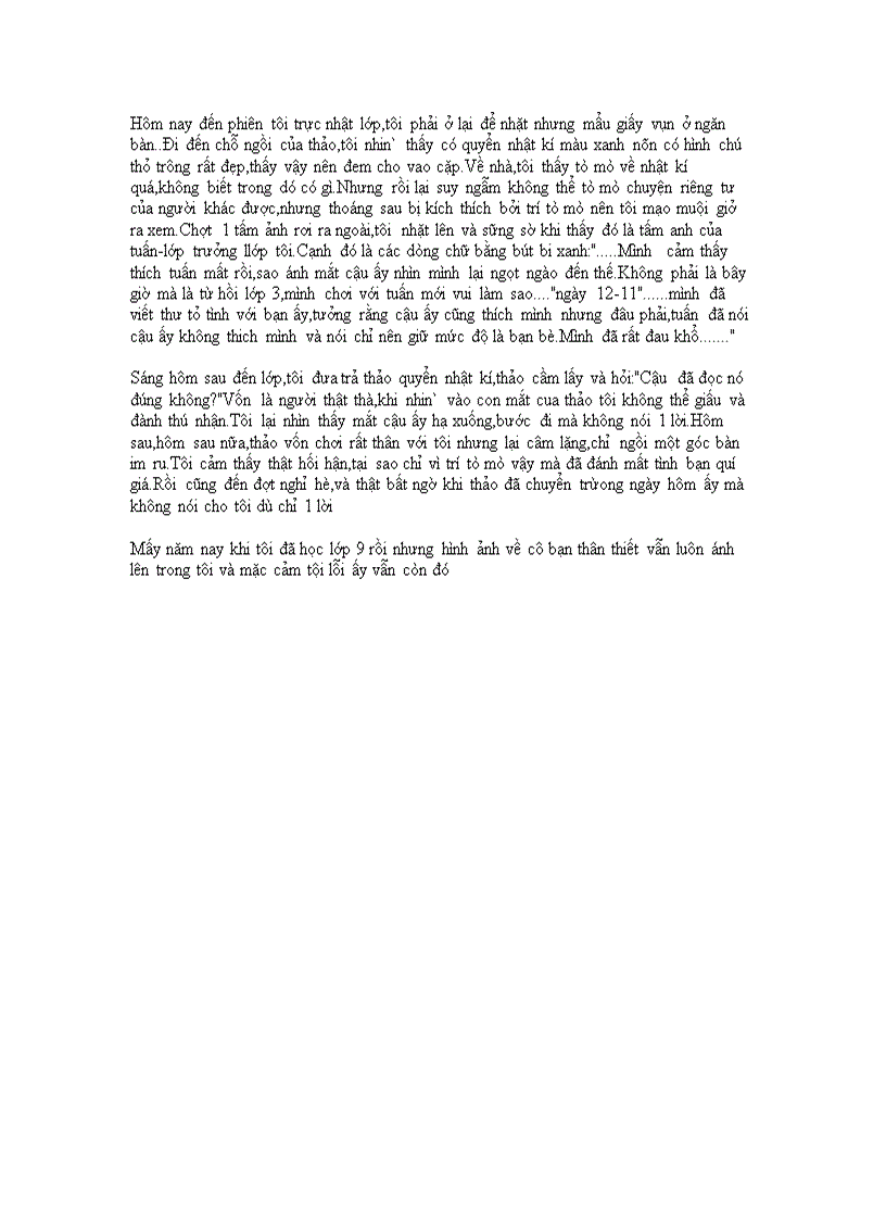 image for page Bai van hôm nay dến phiên tôi trực nhật