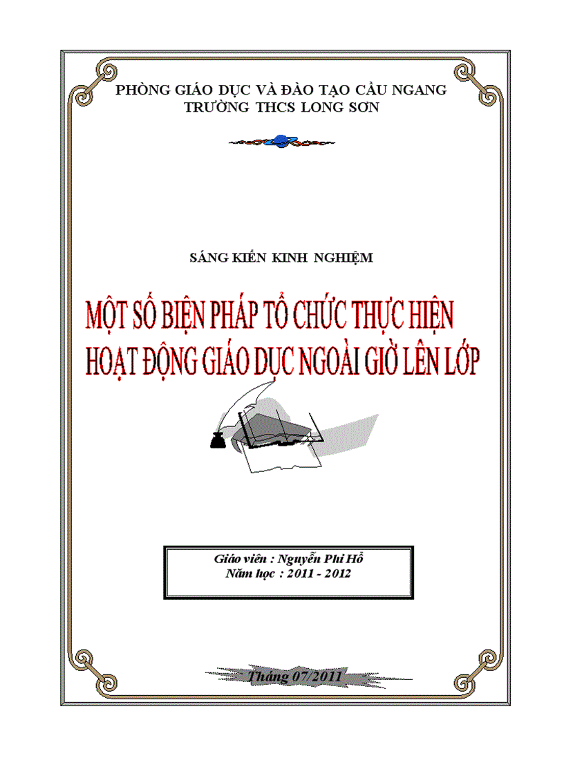 Bia Sang Kiến Kinh Nghiệm