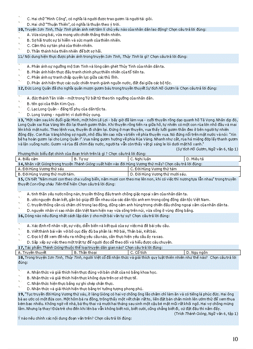 image for page Cac de trac nghiem co ban lop 6