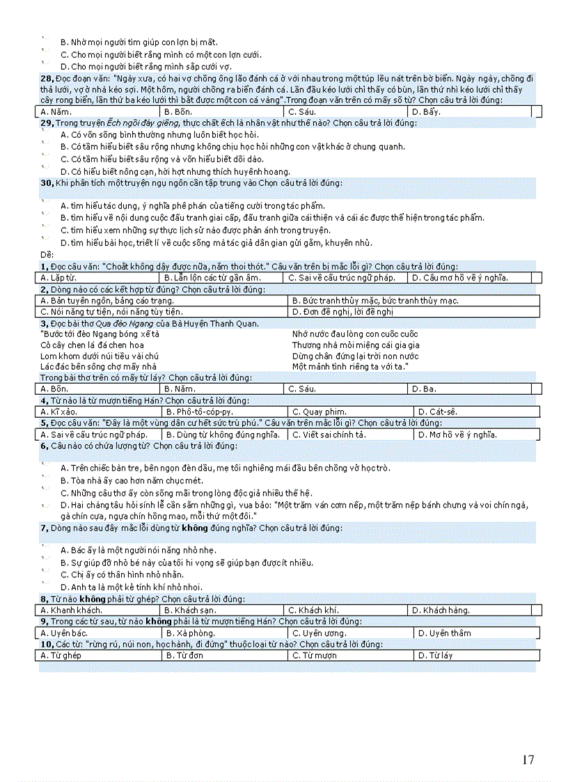 image for page Cac de trac nghiem co ban lop 6