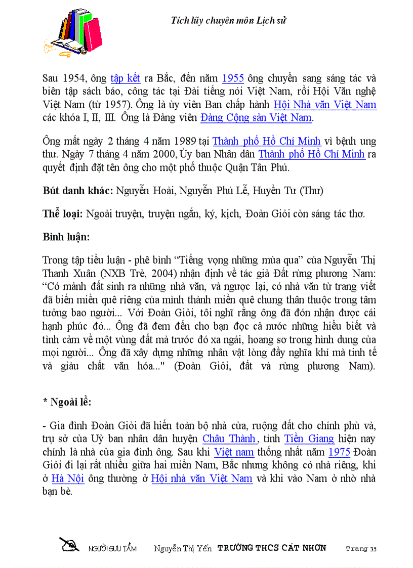 image for page Chân dung các nhà văn việt nam