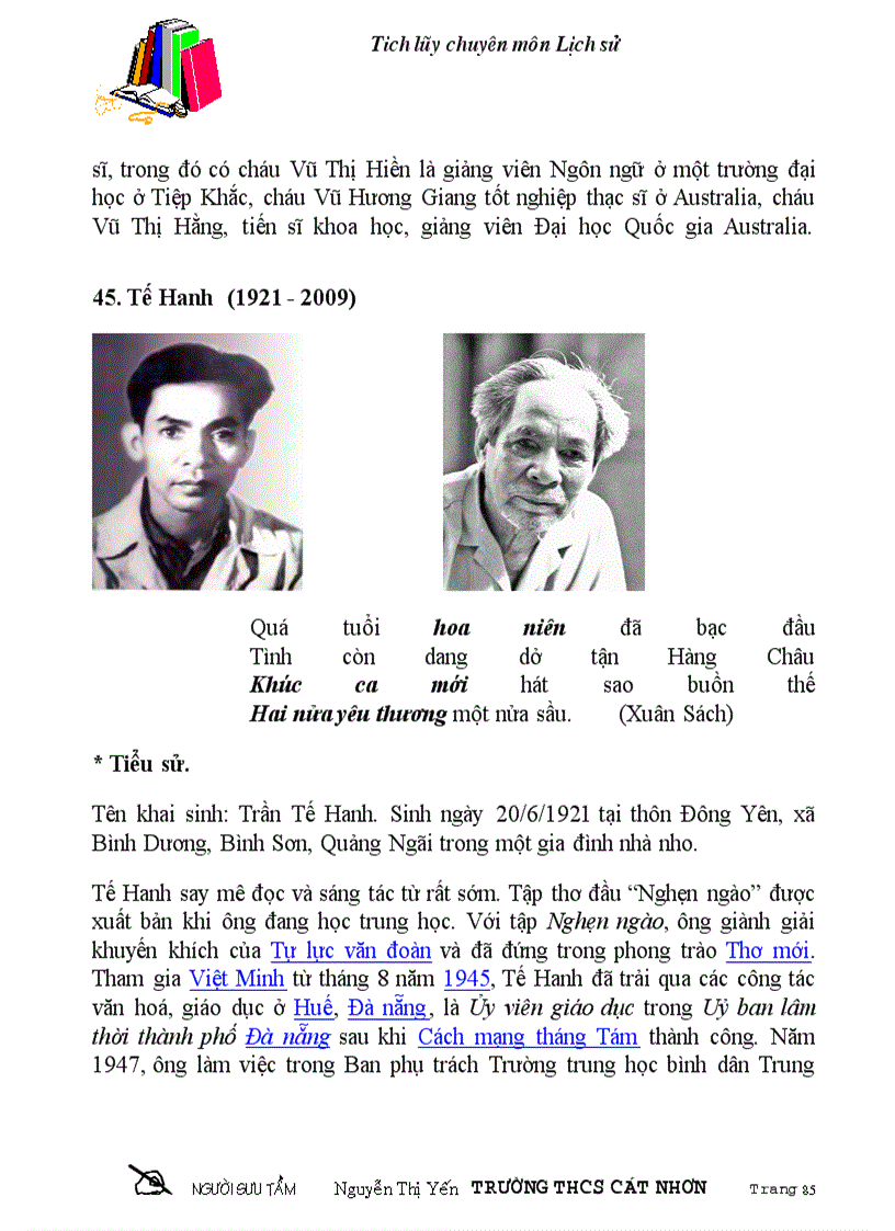 image for page Chân dung các nhà văn việt nam