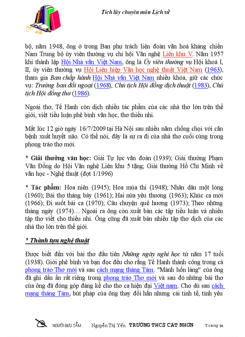 image for page Chân dung các nhà văn việt nam