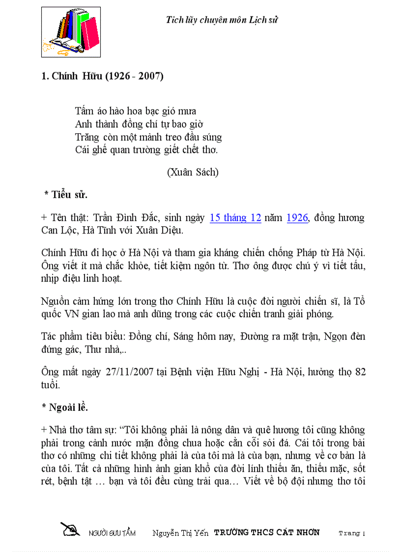 image for page Chan dung va tieu su cac nha van viet nam tieu bieu