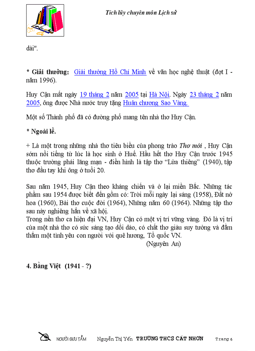 image for page Chan dung va tieu su cac nha van viet nam tieu bieu