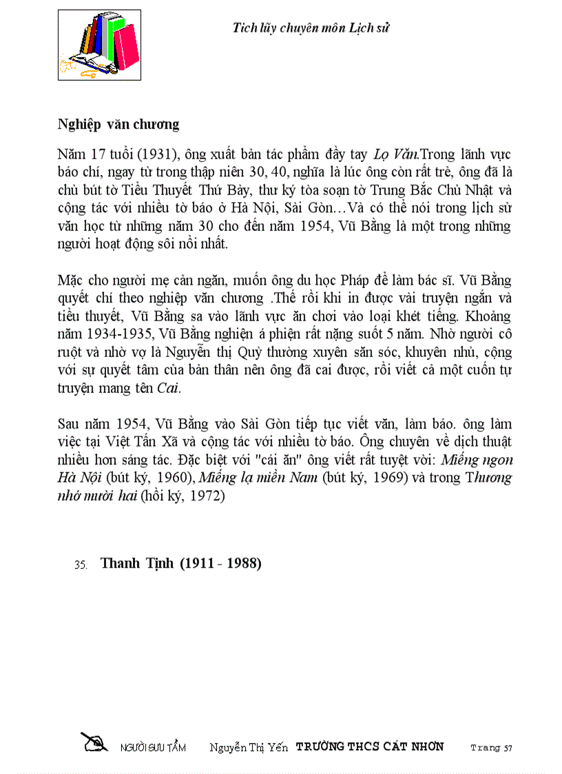 image for page Chan dung va tieu su cac nha van viet nam tieu bieu