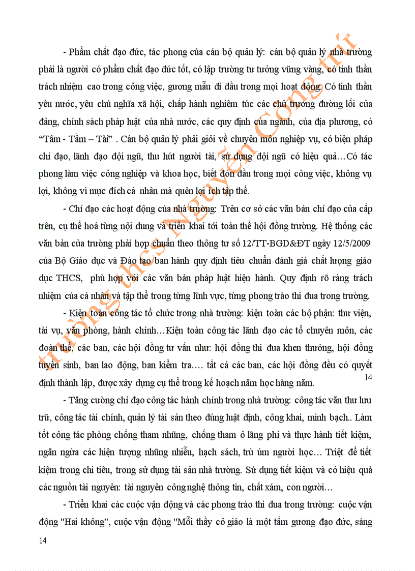 image for page Chiến lược phát triển trường thcs Nguyễn Công Trứ giai đoạn 2010 2015 và tầm nhìn 2020