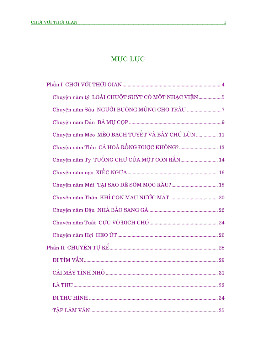 image for page Choi voi thoi gian chuyen cuoi dan gian