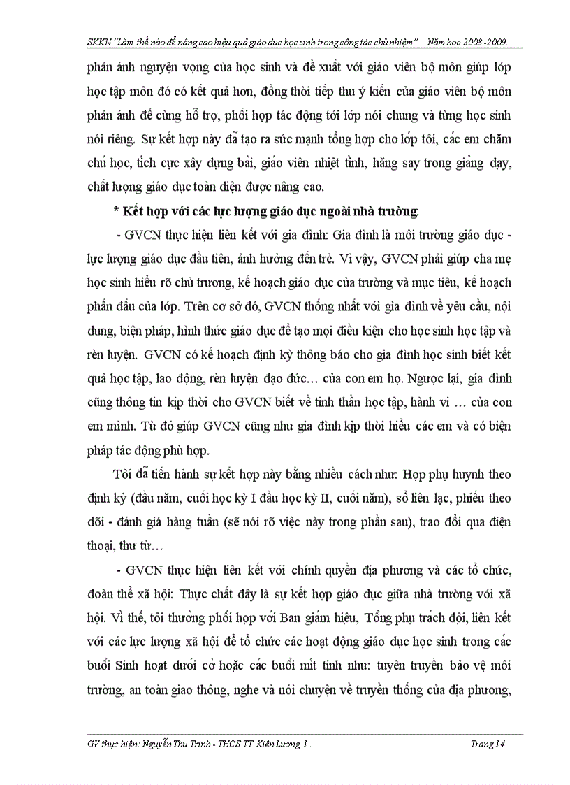 image for page Công tác chủ nhiệm