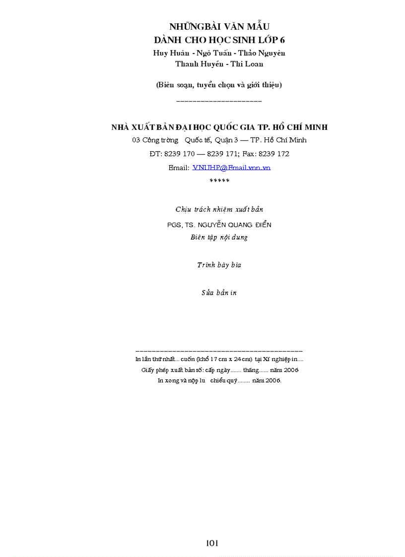 image for page Dàn bài VĂN 6 Sách tham khảo HAY